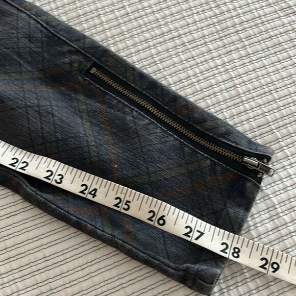 Prana Plaid Ankle Zip Jeans size 0 - Picture 6 of 9